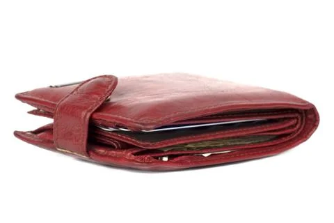 Red wallet Stock Photos