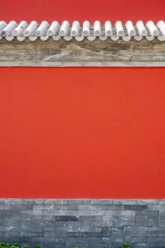 Red walls Stock Photos