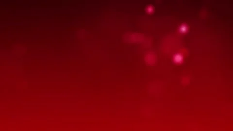 Red Warm Particles Are Moving With Red Background Loop Video stock 202891459