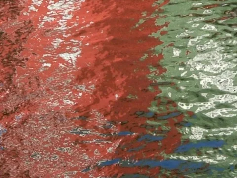 Red Water Abstract Stock Footage 490230