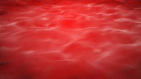 Red water background with calm waves Stock Illustration