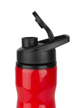A red water bottle Stock-Fotos