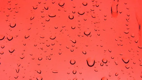 Red water drops background 库存影片 93293578