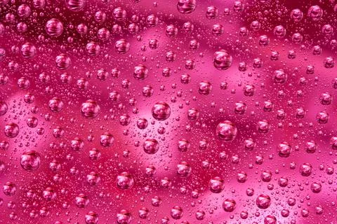 Red water drops texture Stock Photos