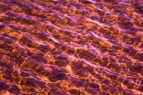 Red water surface Stock Photos