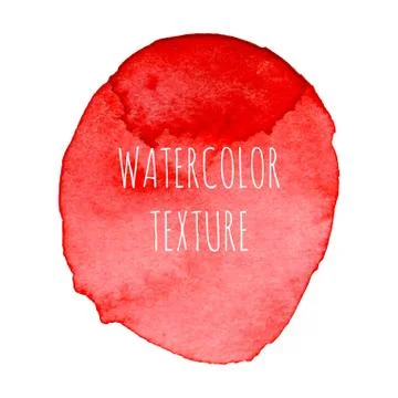 Red Watercolor Background Stock Illustration