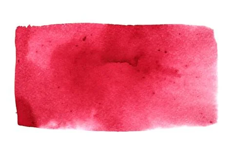 Red watercolor rectangle Stock Photos