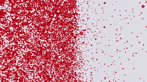 Red waterfall Stock Footage 236245597