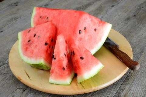 Red watermelon Stock Photos
