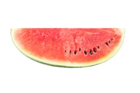 Red Watermelon slice with seed Stock Photos