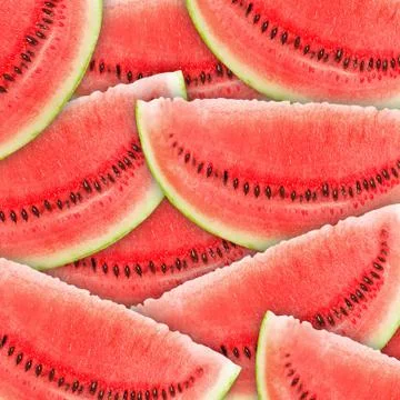 Red watermelons Stock Photos