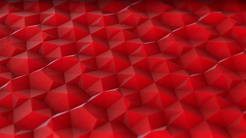 Red wave animated pattern background Stock Footage 97887382