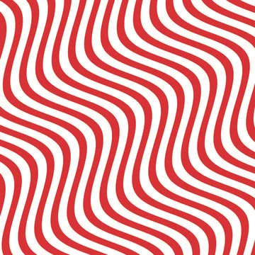 Red wave background diagonal seamless pattern Stock Illustration