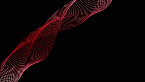 Red wave background,best animation in 4k. Stock Footage 201379302