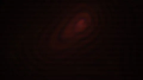 Red Wave Glowing Light Ripple Effect on Dark Abstract Background for Technolo Stock Footage 343763331