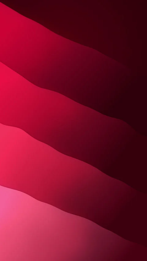 Red wave gradient loop video background texture pattern motion graphic Stock Footage 347062444