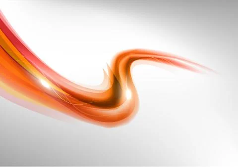 Red wave 스톡 일러스트