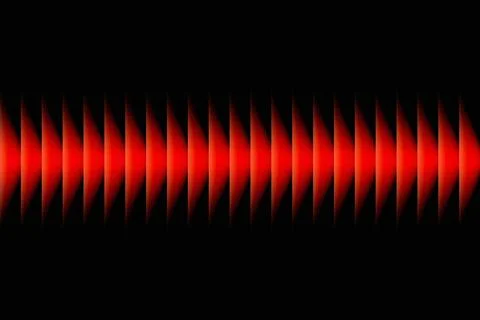 Red Wave Interference Stockillustratie