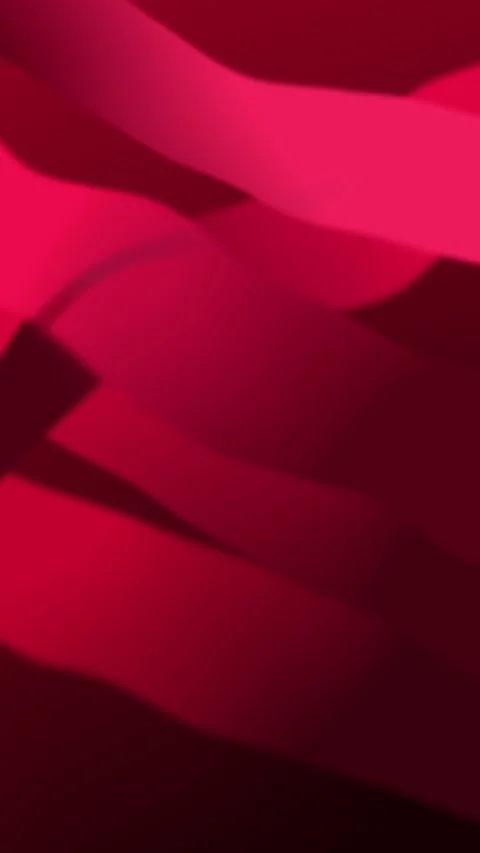 Red wave loop motion graphic featuring abstract silk texture pattern Stock Footage 347062505