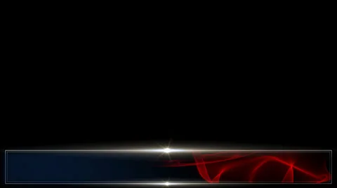 Red Wave Lower Third 스톡 동영상 39743027