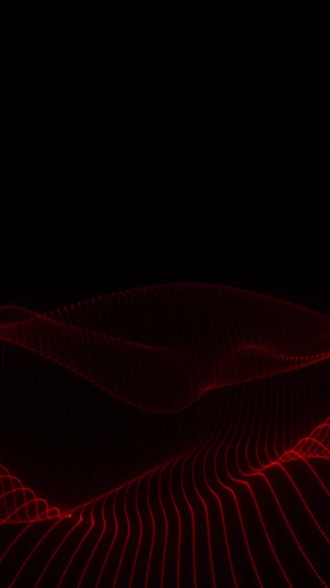 Red Wave Mesh Stock Footage 311312509