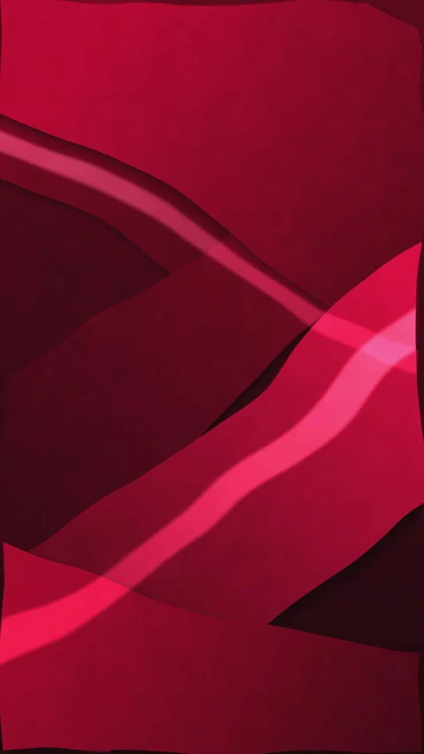 Red wave motion graphic loop with glowing texture pattern Stock Footage 347062644