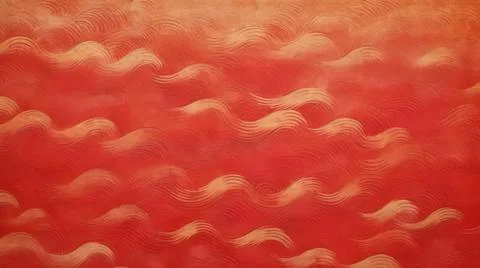 Red waves background Ilustración de archivo