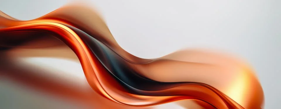 Red Waves Background Stock Illustration