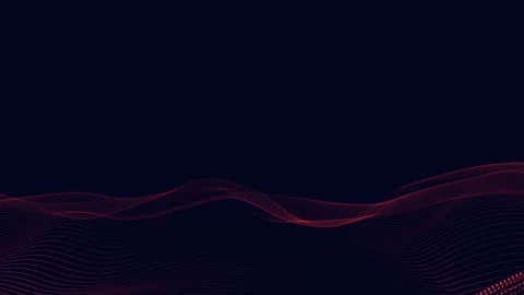 Red waves Video stock 292556859