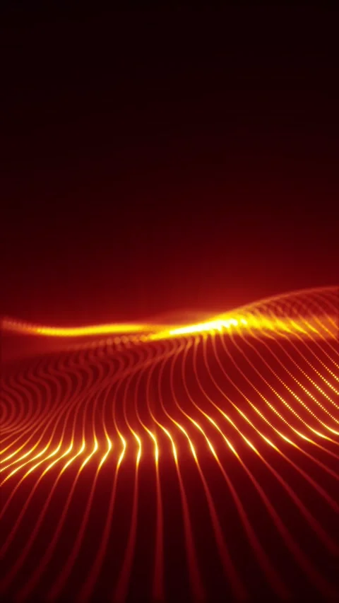 Red Waves Stock Footage 315075122