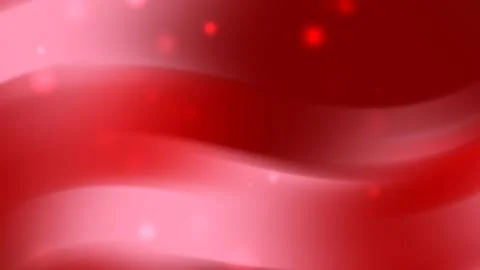Red waves glow softly with scattered light points 스톡 일러스트