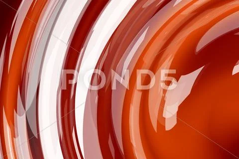 Red waves Stock Illustration