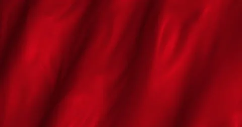 Red Waving Flag-4K Stock Footage 46874883