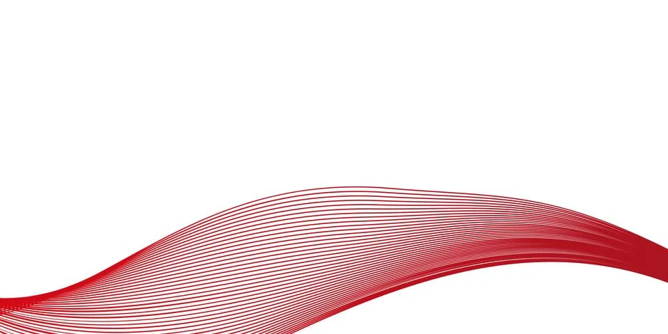 Red wavy background Stock Illustration