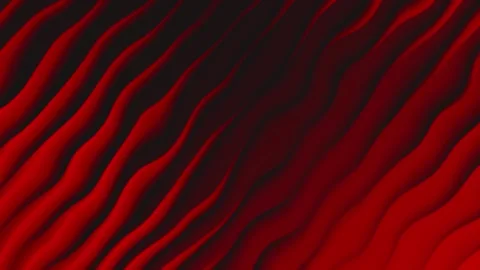 Red wavy liquid slow animation Stock Footage 312486034