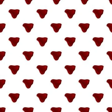 Red wax seal triangle shape pattern background Stock Illustration