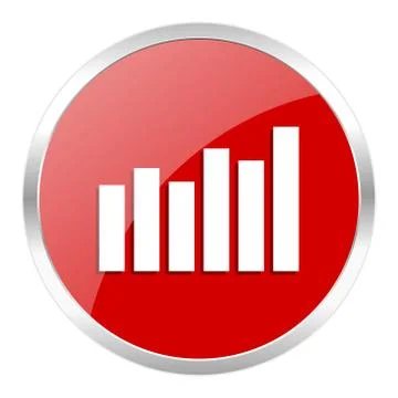 Red web button isolated Stock Illustration