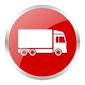 Red web button isolated Stock Illustration