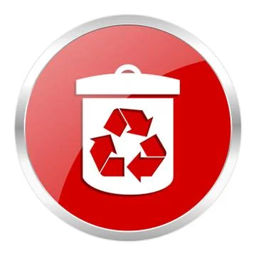 Red web button isolated Illustrazione stock