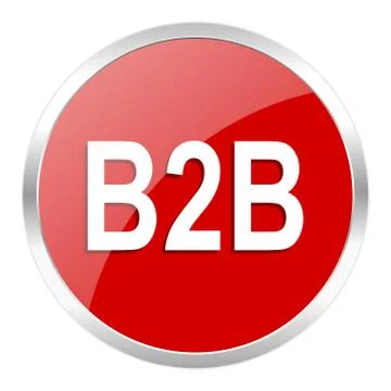 Red web button isolated Stock Illustration