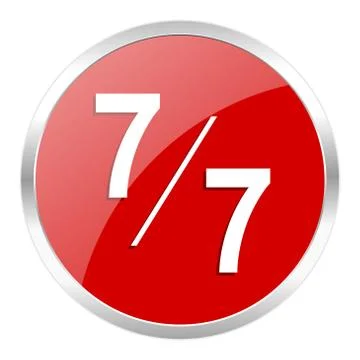 Red web button isolated Stock Illustration