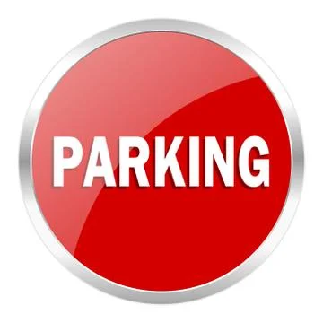 Red web button isolated Stock Illustration