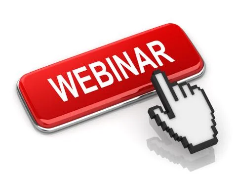 Red Webinar Button Stock Illustration