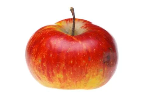 Red wet apple Stock Photos
