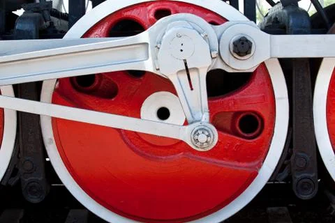 Red wheel Stock Photos