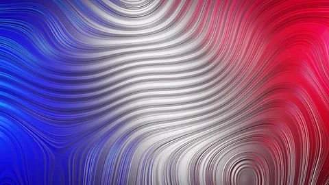 Red, white and blue looping motion animation background Stock Footage 337007873