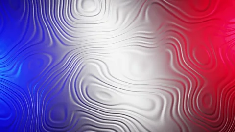 Red, white and blue looping motion animation background Video stock 337071379