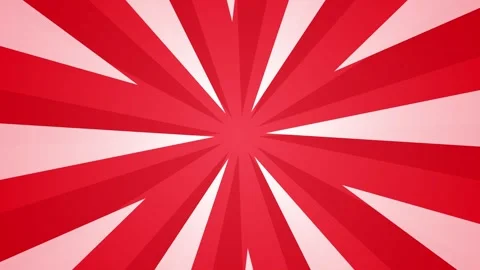Red White Animation, Seamless Rotating Sunburst Animated Background Loop in.. Video stock 310596110