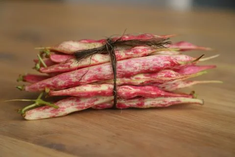 Red-white beans Stock Photos