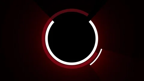 Red white black gradient background motion animation. circle loading ,text space Stock Footage 275326557